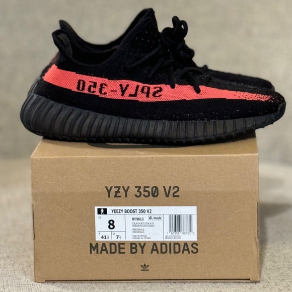 Yeezy Boost 350 V2 Core Black Red - Picture 3 of 6